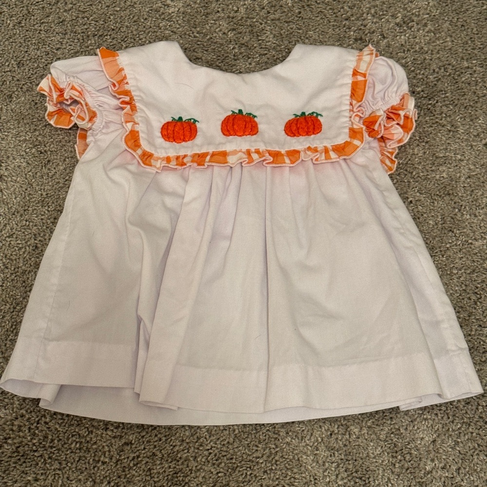 Smocked shirt - Fall theme